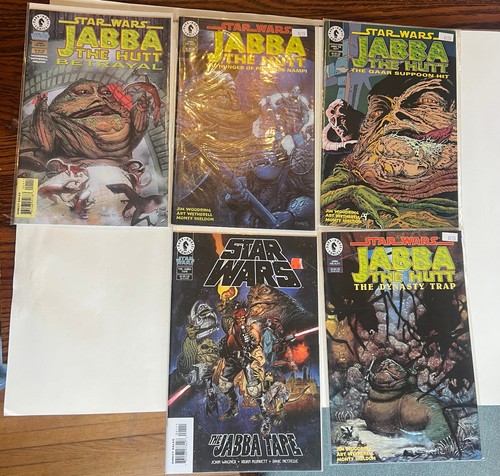 Star Wars Dark Horse Comic book Lot 5 Jabba the Hutt issues HG NM 325