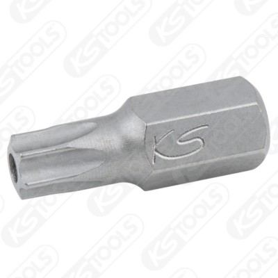 BERNER Qualitäts-Bit 10mm 10mm CLASSIC Bit TX, Bohrung, 30mm, TB70 49990 Torx 70