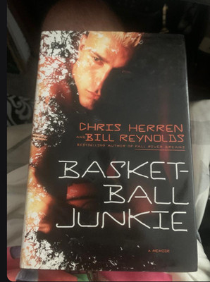 CHRIS HERREN signed autographed basketball hc book BASKETBALL JUNKIE Celtics