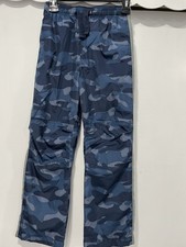 Oshkosh Blue Camo Windbreaker Pants Size 12 boys active school pants