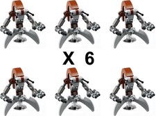6 X LEGO STAR WARS DROIDEKA DESTROYER DROID FIGUR - 75381 - SCHNELL - NEU