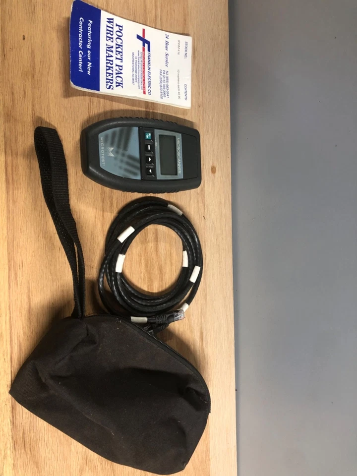 Fluke networks Microscanner Pro / Microtest Cable Tester WITH WIRE MAP ADAPTER - Image 2 of 3