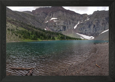 crypt lake Framed Wall Art Poster Canvas Print Picture