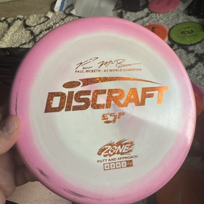 Discraft Zone Paul Mcbeth 5x signature series ESP 173 8/10 No Ink