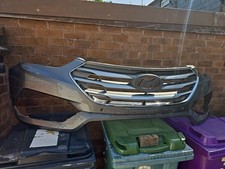 Hyundai Santa Fe Up Bumper In Gray 2016-18