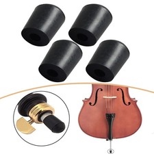 4x Cello Endpin Tips Non Slip End Pin Caps for Practice Performance Portable