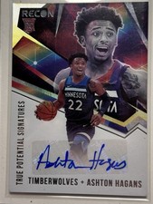 2020-21 Panini Recon - True Potential Signatures Ashton Hagans #TPS-ASH (AU, RC)