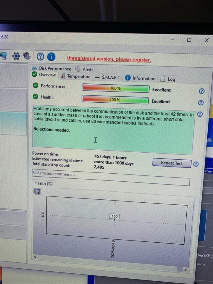 3.5 QUANTUM FIREBALLlct20 20GB IDE  w/ WinXP SP3 installed (1000+ days lifetime) - Image 3 of 4