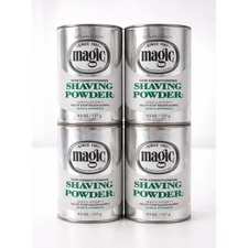 SoftSheen Carson MAGIC Skin Conditioning Shaving Powder 4.5 oz x4