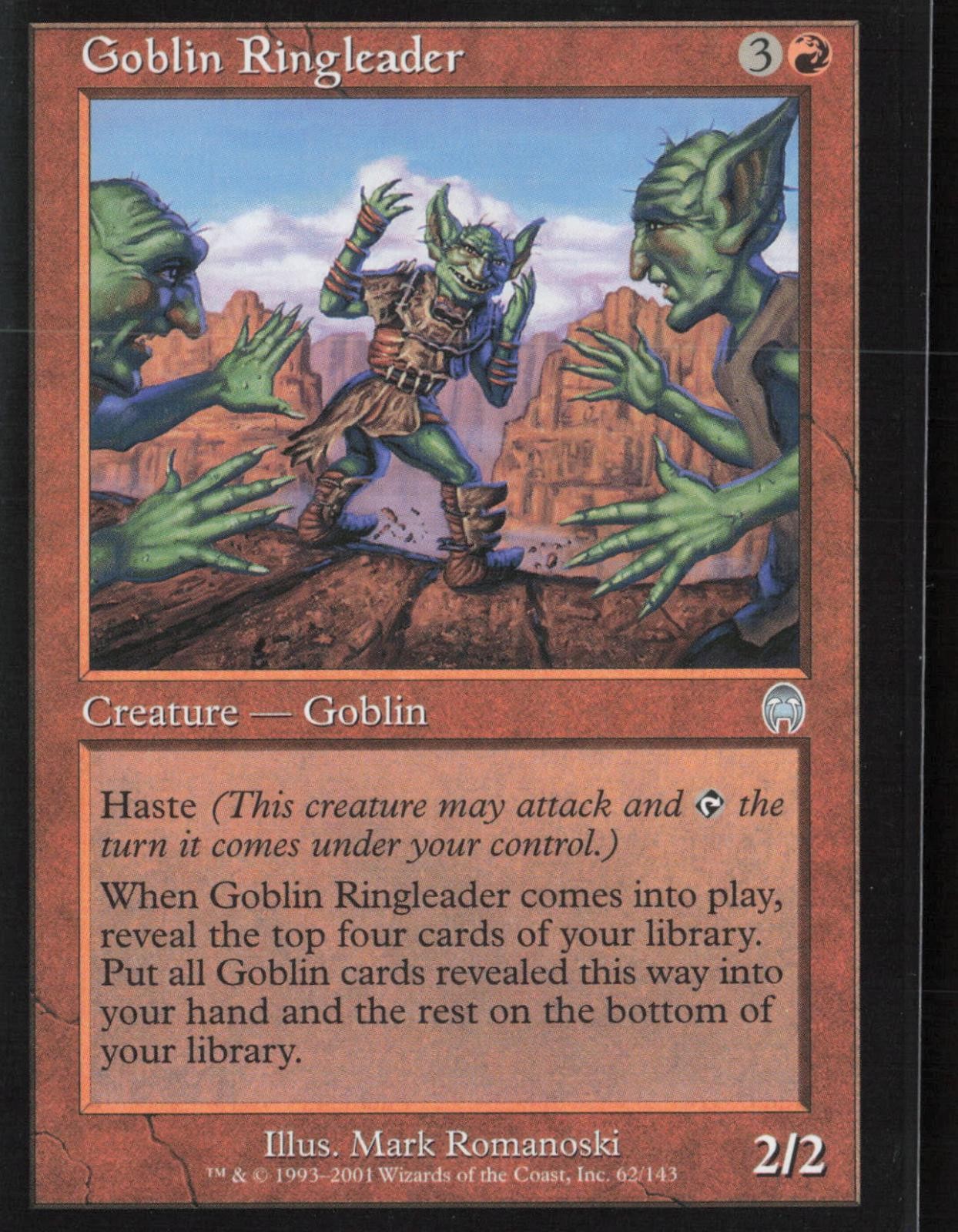 Goblin Ringleader 62 Uncommon Apocalypse Magic: The Gathering Lightly Played