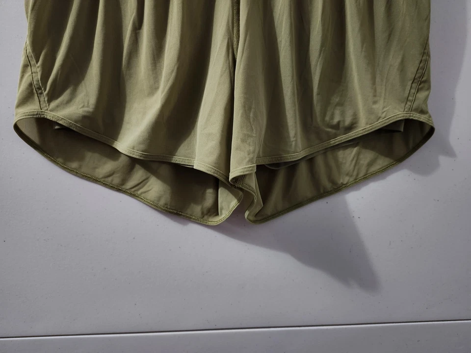 Шорты женские Lululemon 10 GRN Nulu с сеткой высокая посадка для йоги активные с подкладкой W7CHTS - Изображение 2 из 4