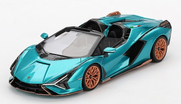 TSM MODEL, LAMBORGHINI Sian Roadster Uranus 2019 blu, 1/43,  TSM430831