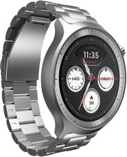 MOTOROLA moto watch Smartwatch Matte Black / Matte Silver band Strap Free Size 