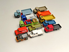 Modellbahn H0 - Konvolut Pritschen-LKW & Transporter 12x aus Sammlung ohne OVP