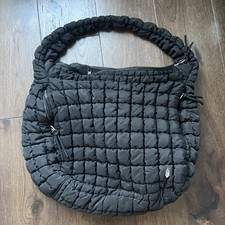 Free People Quilted Carryall Bag Black