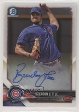2018 Bowman Chrome Prospect Auto Brendon Little #BCPA-BL Auto 2r7