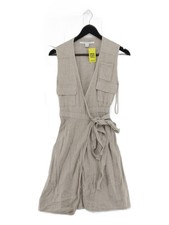 Diane von Furstenberg Wrap Midi Dress in Tan