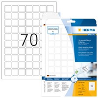Herma Polyester-Etiketten Special, 24 X 24 Mm, Weiß 1 Bis 40 Stk Spare Bis 24%