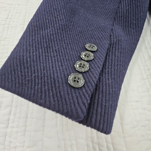 NEW J.Crew Men's $598 Ludlow Topcoat Heavyweight Wool Navy Size 40L NWT BS472 - Picture 12 of 23