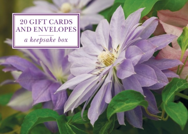 Tin Box of 20 Gift Cards and Envelopes: Clematis by Peony Press (Cards)