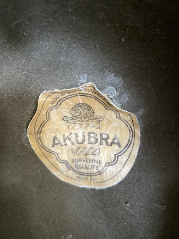Vintage Australian Made Akubra Pure Fur Hat - Image 2 of 4