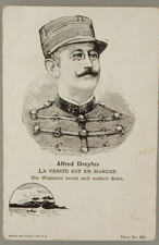 Foto Autogrammkarte franz&ouml;sischer Offizier Alfred Dreyfus (144675)