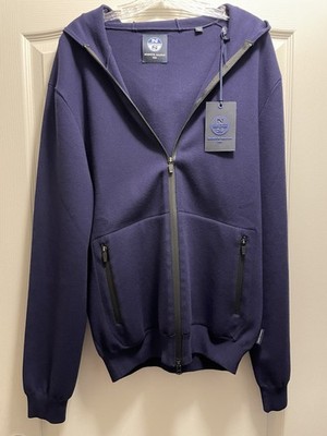 NORTH SAILS Full Zipped Hoodie Navy Blue Men s Brand New With Tag