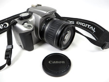 Canon EOS Rebel XT 8MP DSLR Camera Body Silver w/EFS 18-55mm Lens  Battery