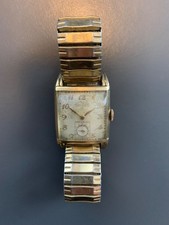 Vintage Gruen Precision 21 . 10K Gold Filled. Non-Working.