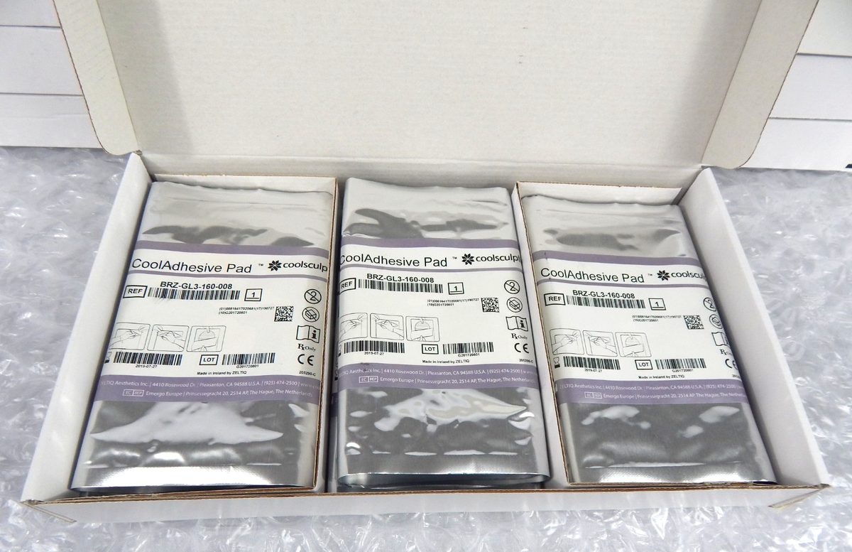 ZELTIQ Coolsculpting Cooladhesive Pad Cooladvantage Brz-gl3-160