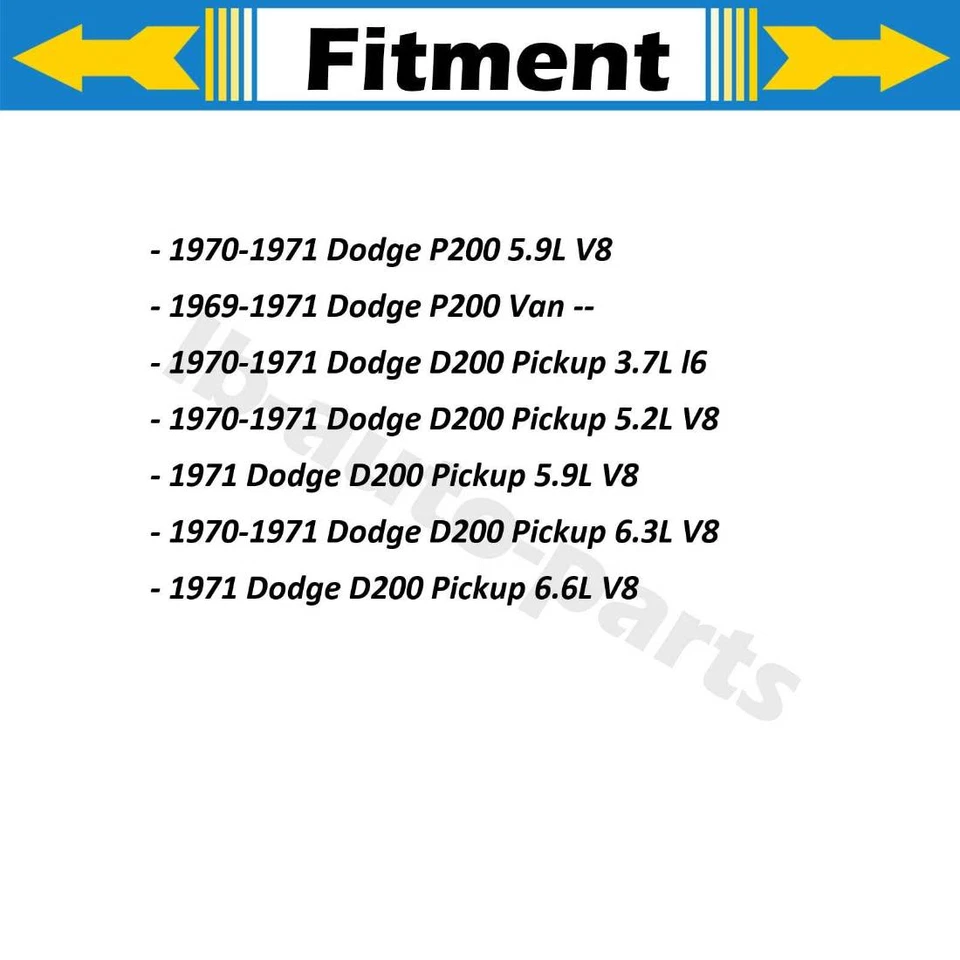 4x Cilindro de rueda de freno delantero trasero para camioneta Dodge D200 1970 1971 Foto 2 de 4