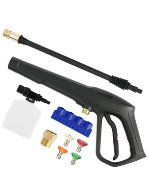 #ad FOOCO Pressure Washer Gun with Foam Cannon Max W.P. 2320PSI B.P. 5000PSI M22 $61.59