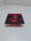 Vintage Anchor Hocking Royal Ruby Red Glass Ashtray Royal Square  6 “