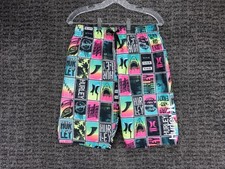 Hurley Swim Trunks Youth XL Graphic Print Elastic Waist Mesh Lined Beach Surf