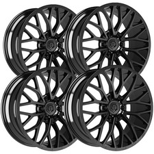 Set Of 4 Tis 566b 20x9 6x5.5 18mm Gloss Black Wheels Rims 20 Inch