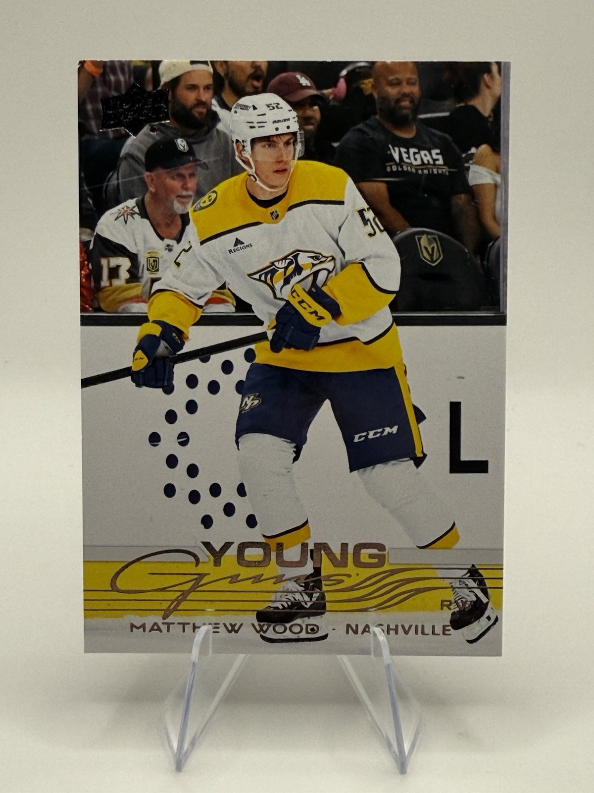 2025-26 Upper Deck Series 1 Young Guns Matthew Wood #228 (RC)