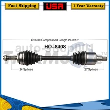 Front Left CV Axle Joint Shaft For Honda Civic 2015 2014 2013 2012