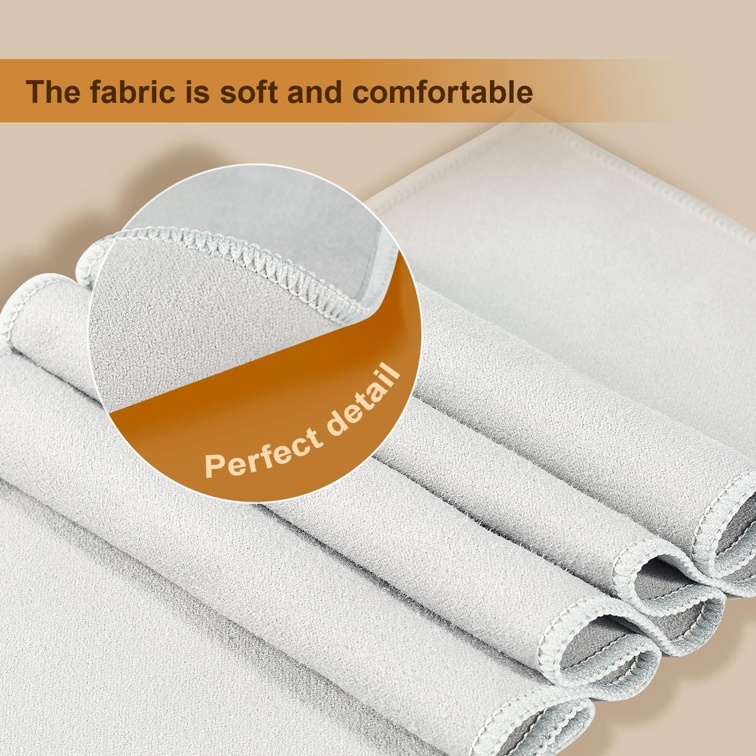 4-Piece Horse Hair Shoe Brush Shine Kit, Polish Black Graywhite Brown 