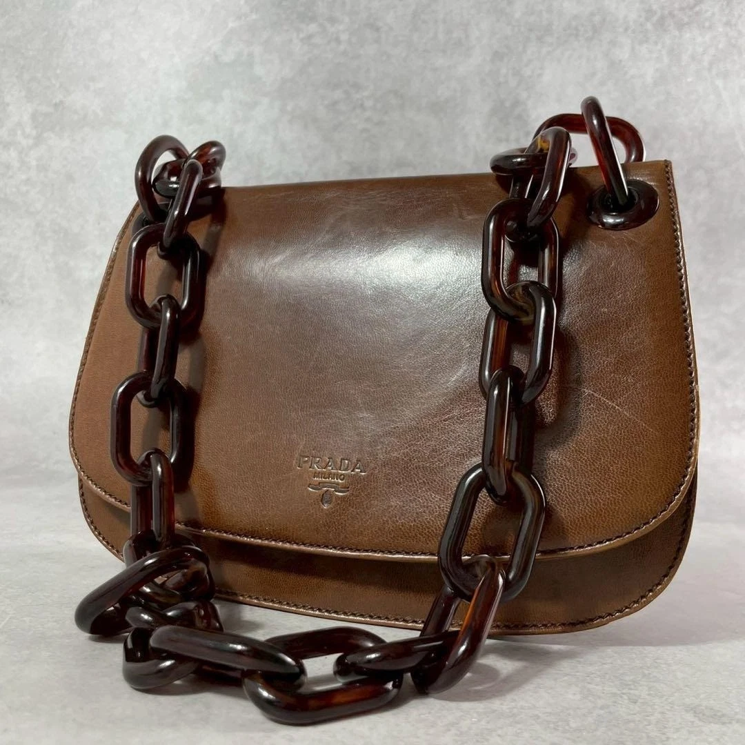 25+ PRADA Plastic Exterior Bags & Handbags for Women for sale