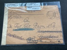 ICOLLECTZONE WW1 1916 KUK Forward Letter postal history (B900-20)