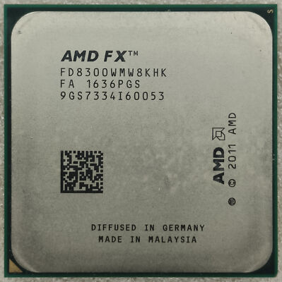 AMD FX-8300 3.3 GHz Eight-Core 8M FD8300WMW8KHK Processor Socket AM3+ CPU 95W