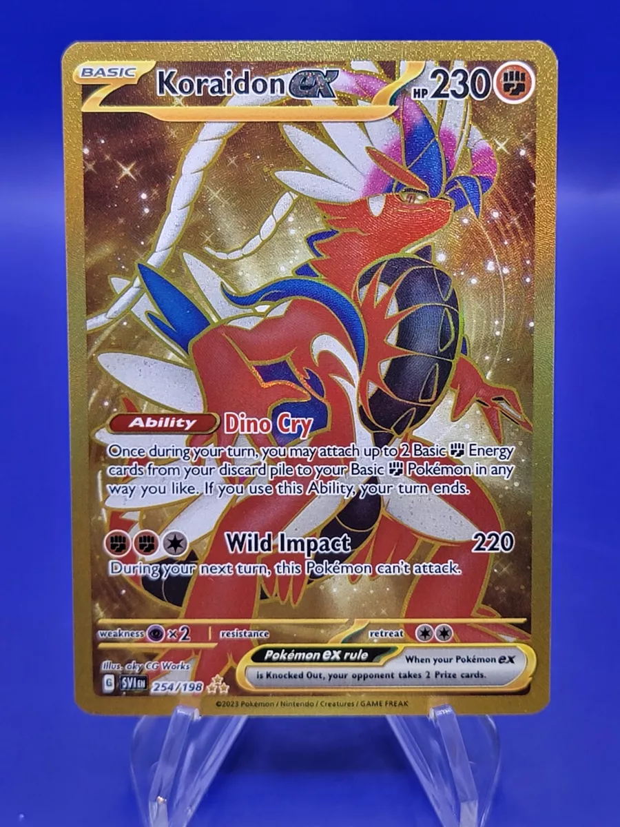  Pokemon - Koraidon ex 254/198 - Scarlet & Violet