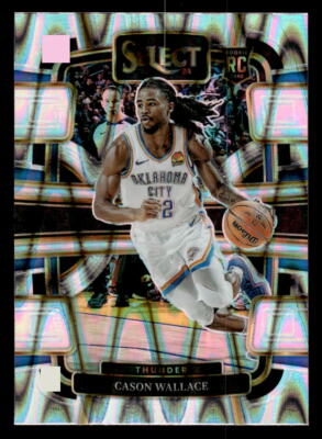 2023-24 Select #88 Cason Wallace Silver Wave Rookie RC