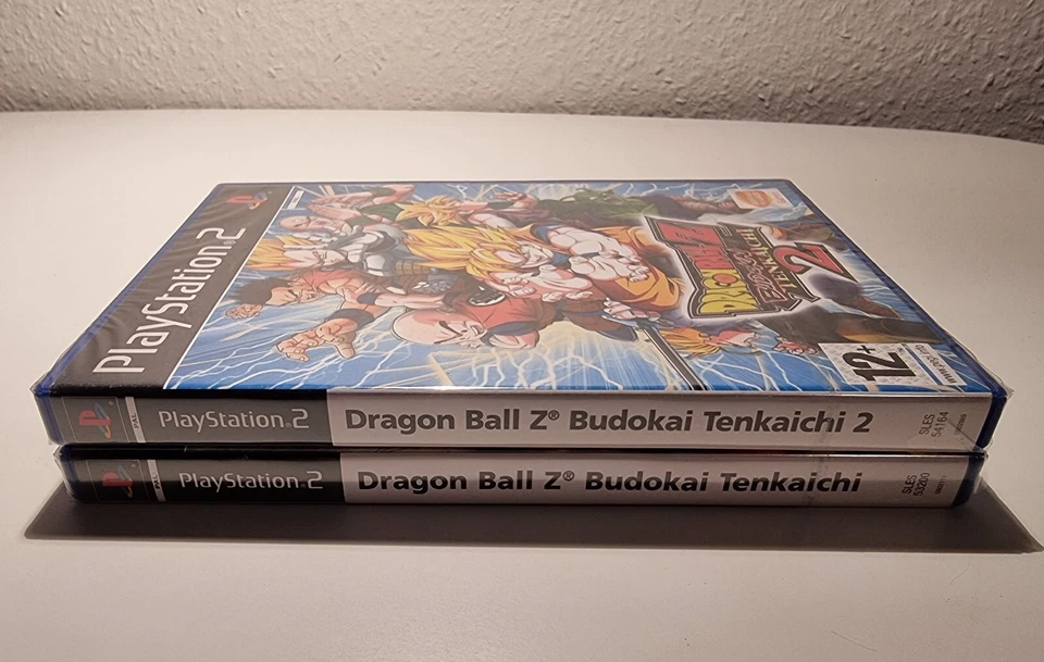 Dragon Ball Z Budokai Tenkaichi 1 + 2 – PS2 | Factory Sealed | Black Label | PAL - Image 4 of 4
