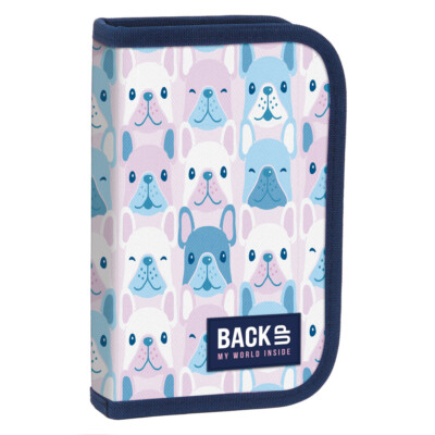 Hunde Federtasche gefüllt Federmäppchen Federmappe Stifte Mäppchen allover