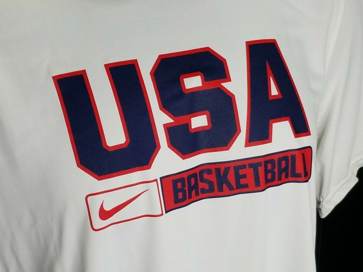 Nike USA BASKETBALL PRACTICE T-Shirt New Men's Sz L 2016 Rio Nike USA BASKETBALL PRACTICE T-Shirt New Men's Sz L 2016 Rio