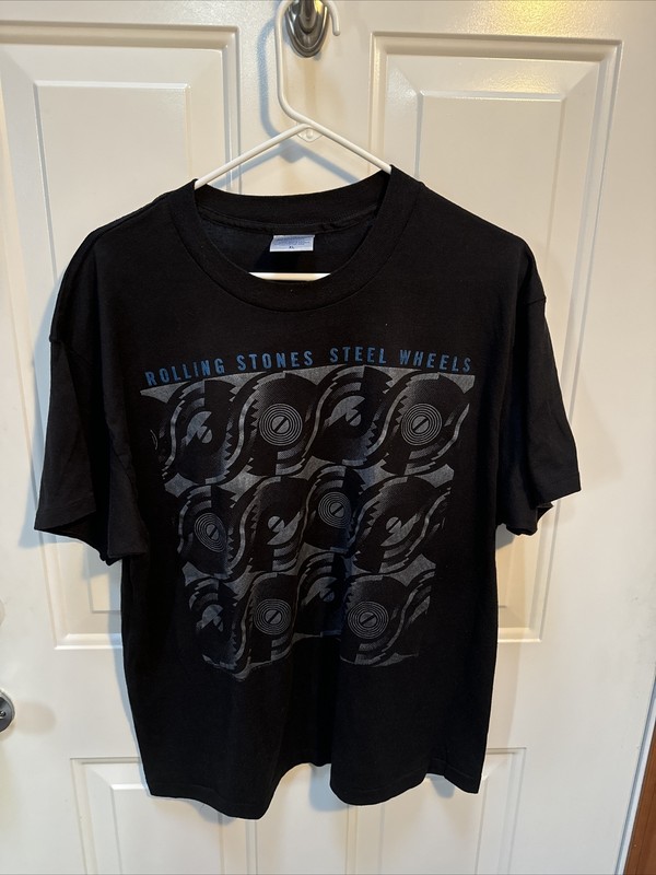 Vintage 1989 Rolling Stones Steel Wheels North American Tour Tee