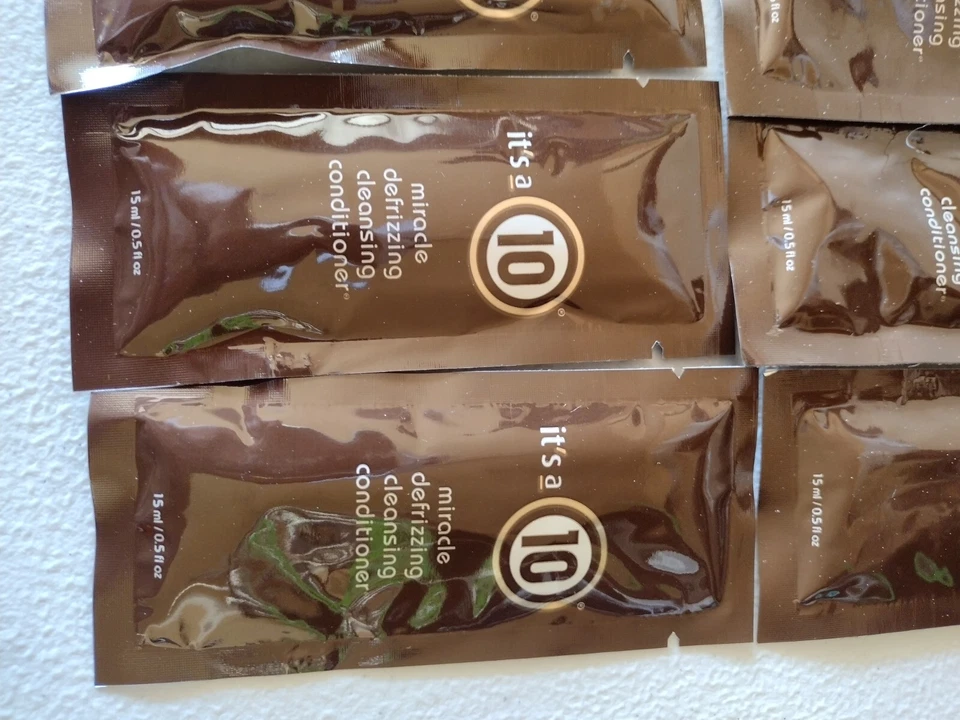 It's a 10 Miracle Defrizzing Creme Condicionador de Limpeza Amostra 15 ml Pacote com 60 - Imagem 4 de 4