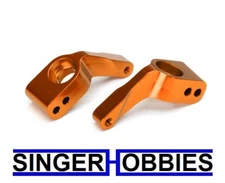 Traxxas 3652T Stub axle carriers Orange-anodized 6061-T6 aluminum Stampede TRA1