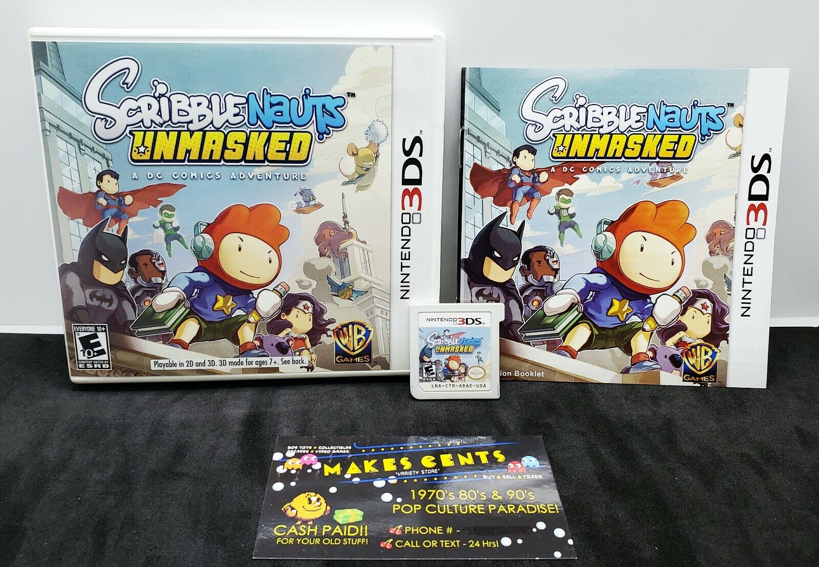 scribblenauts unmasked 3ds